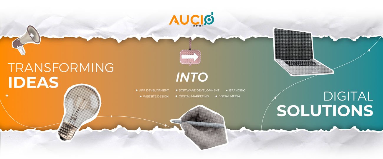Cover photo of Aucio Infotech - best digital marketing, web and mobile app development, social media marketing, seo agency in jaipur